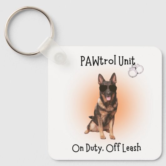 Pawtrol Unit: Back-up met Bark sleutelhanger K9 Un (Voorkant)