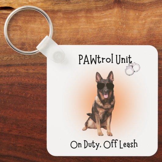 Pawtrol Unit: Back-up met Bark sleutelhanger K9 Un (Voorkant)