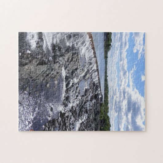 PAWTUCKET HERFSTEN EN DAM LOWELL, MA PUZZLE LEGPUZZEL (Horizontaal)