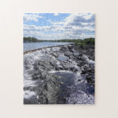 PAWTUCKET HERFSTEN EN DAM LOWELL, MA PUZZLE LEGPUZZEL (Verticaal)