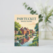 Pawtucket, Rhode Island Briefkaart (Staand voorkant)