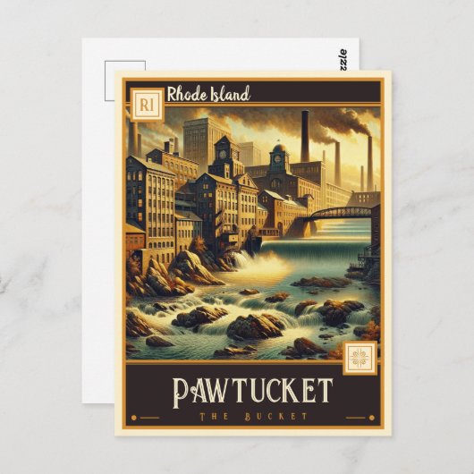 Pawtucket, Rhode Island |  Briefkaart (Voorkant / Achterkant)