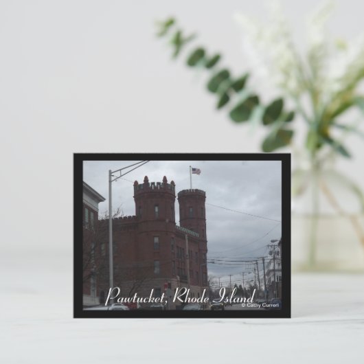 Pawtucket, Rhode Island Briefkaart (Staand voorkant)