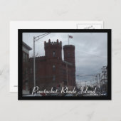 Pawtucket, Rhode Island Briefkaart (Voorkant / Achterkant)