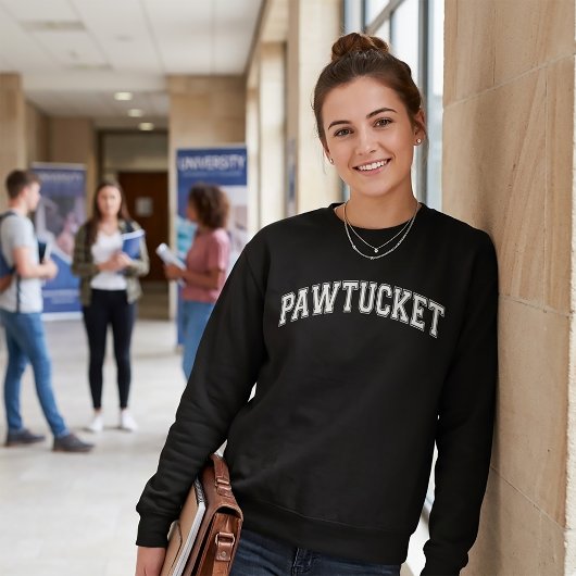 Pawtucket trui in universitaire stijl Amerika Coll