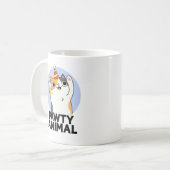 Pawty Animal Funny Party Cat Pun Koffiemok (Voorkant links)