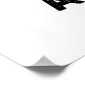 Pawty Animal Funny Party Dog Pun Poster (Hoek)