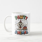 Pawty Animal | Pet Celebration Humor Koffiemok (Links)