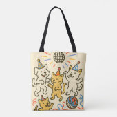 Pawty Animals Boodschappentas Tote Bag (Achterkant)