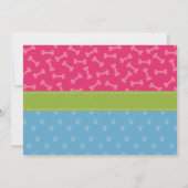 Pawty Birthday Invitation Kaart (Achterkant)