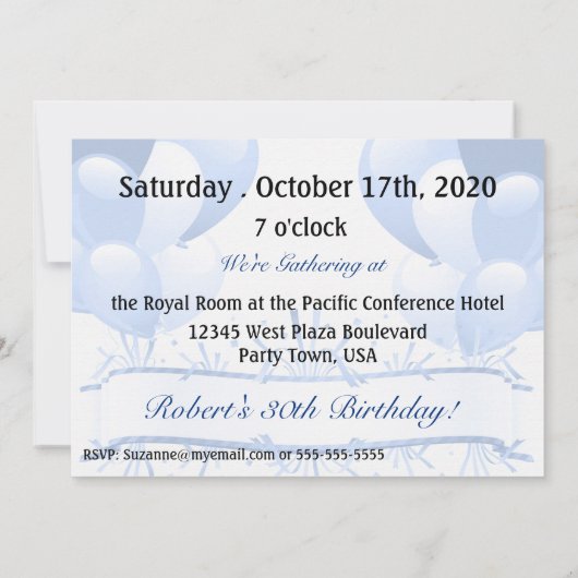 PAWty Dogs in Grayscale Birthday Party Kaart (Achterkant)