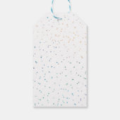 Pawty-feest Golden Retriever-hond Verjaardag Bedan Cadeaulabel (Achterkant)