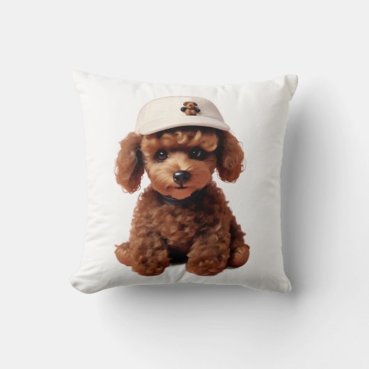 Pawty Perfecte Poodle Kussen (Voorkant)