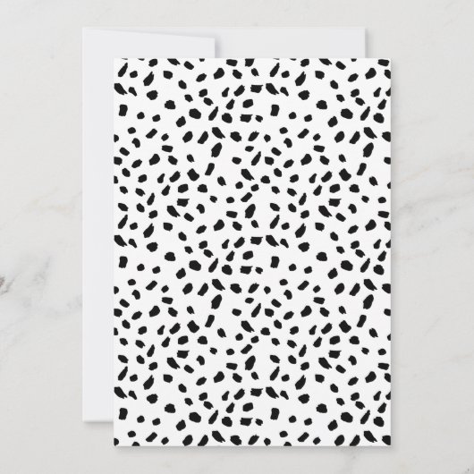 Pawty Time Puppy Dog Birthday Party Invitation Kaart (Achterkant)