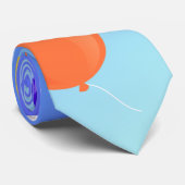 Pawvormige ballonbouquet-halsketting stropdas (Opgerold)