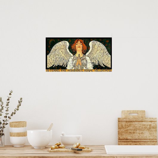 Pax Angel afdrukken Poster (Keuken)