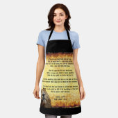 Pax Christos, Leeuw met Jesaja 11:6-9 Schort (Gedragen)