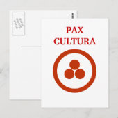 Pax Cultura Briefpapier Briefkaart (Voorkant / Achterkant)