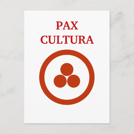 Pax Cultura Briefpapier Briefkaart (Voorkant)