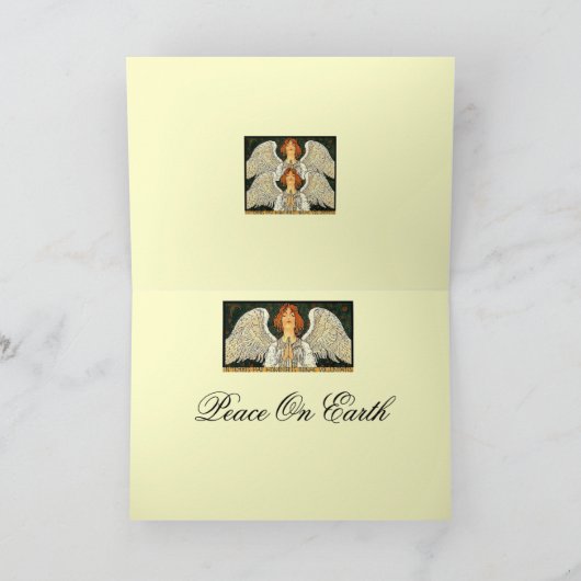 Pax Engel Wenskaart Feestdagen Kaart (Binnen)