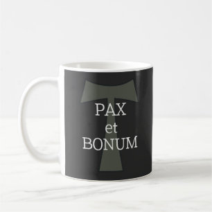 Pax et Bonum (Vrede en Goed)   Koffiemok