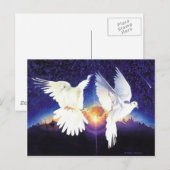 "Pax in Terra" Dove Scene Briefkaart (Voorkant / Achterkant)