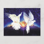 "Pax in Terra" Dove Scene Briefkaart (Voorkant)