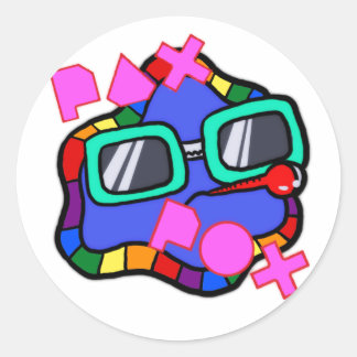 Pax Pox LGBTQ-Stickers Ronde Sticker