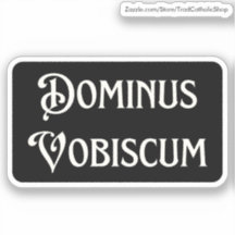 Pax Tecum Cute Latijns-katholieke Vrede met u