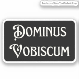 Pax Tecum Cute Latijns-katholieke Vrede met u Sticker