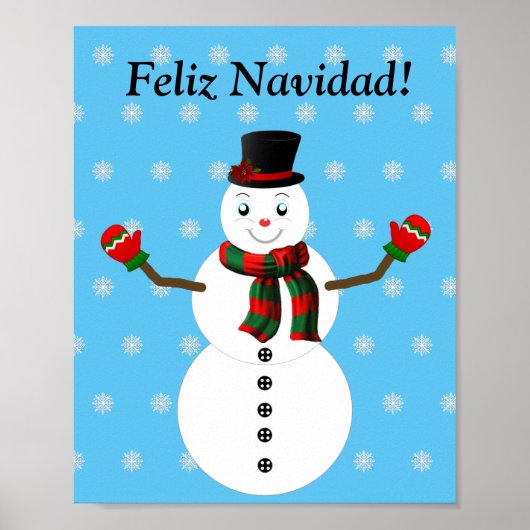 Pax the snowman poster (Voorkant)