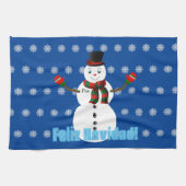 Pax The snowman Theedoek (Horizontaal)