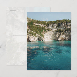 Paxos-grotten Griekenland Kustansicht (geen tekst) Briefkaart