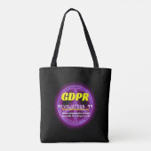 Paxspiratie GDPR Basic Black Tas (Achterkant)