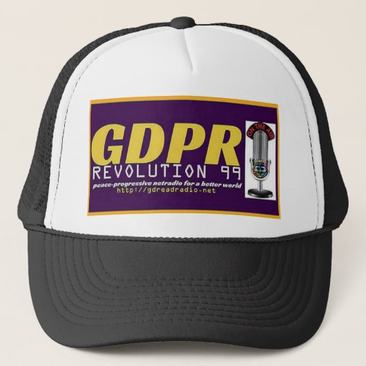 Paxspiration GDPR Trucker Hat Pet (Voorkant)