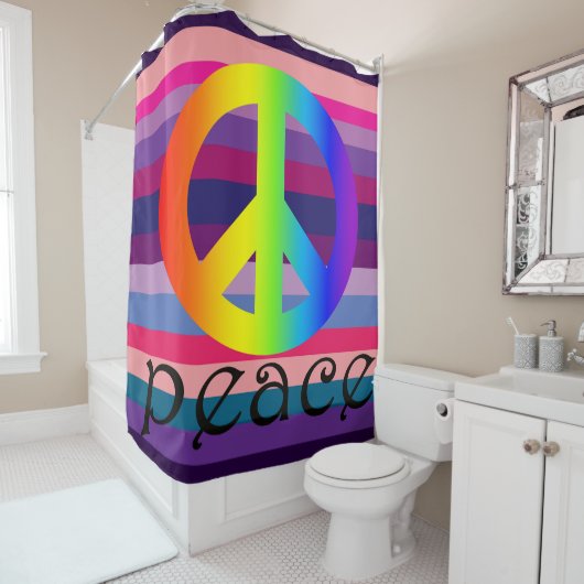 Paxspiration Peace Shower-gordijn Douchegordijn (In situ)