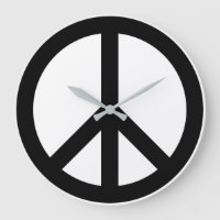 Paxspiration Peace Sign Wall-klok
