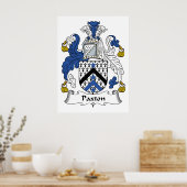 Paxton Family Crest Poster (Keuken)