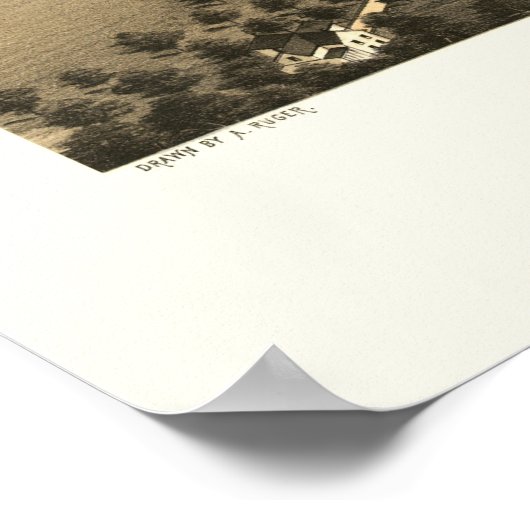 Paxton, IL Panorama Map - 1869 Poster (Hoek)