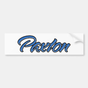Paxton Name blue Aufkleber Sticker Autoaufkleber