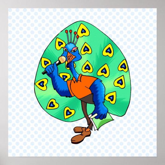 Paxton Peacock Poster (Voorkant)