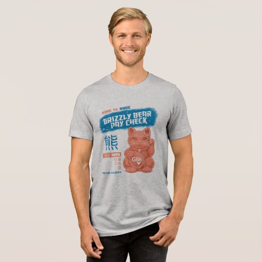 PAY DAY Tri-Blend SHIRT (Voorkant volledig)