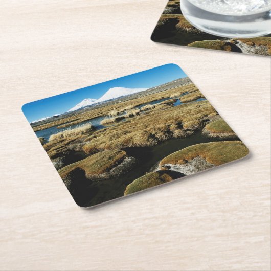 Payachalas Volcanos Kartonnen Onderzetters (Schuin)