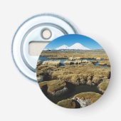 Payachalas Vulkanen Button Flesopener (Voorkant)
