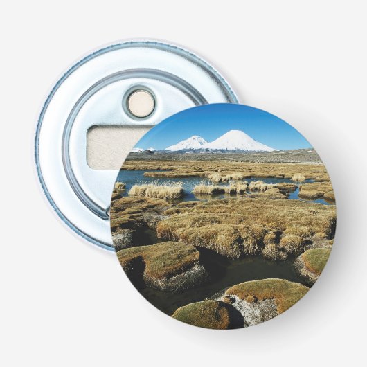 Payachalas Vulkanen Button Flesopener (Voorkant)