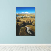 Payachalas vulkanen canvas afdruk (Insitu (Houten vloer))