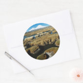 Payachalas-vulkanen Ronde Sticker (Envelop)