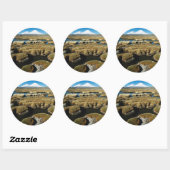 Payachalas-vulkanen Ronde Sticker (Vel)