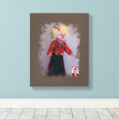 Payaso/Pallaso/Clown Canvas Afdruk (Insitu (Houten vloer))
