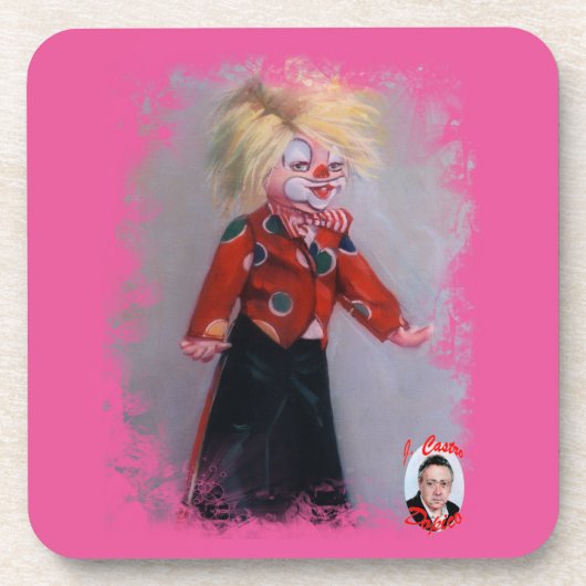 Payaso/Pallaso/Clown Drankjes Onderzetter (Voorkant)